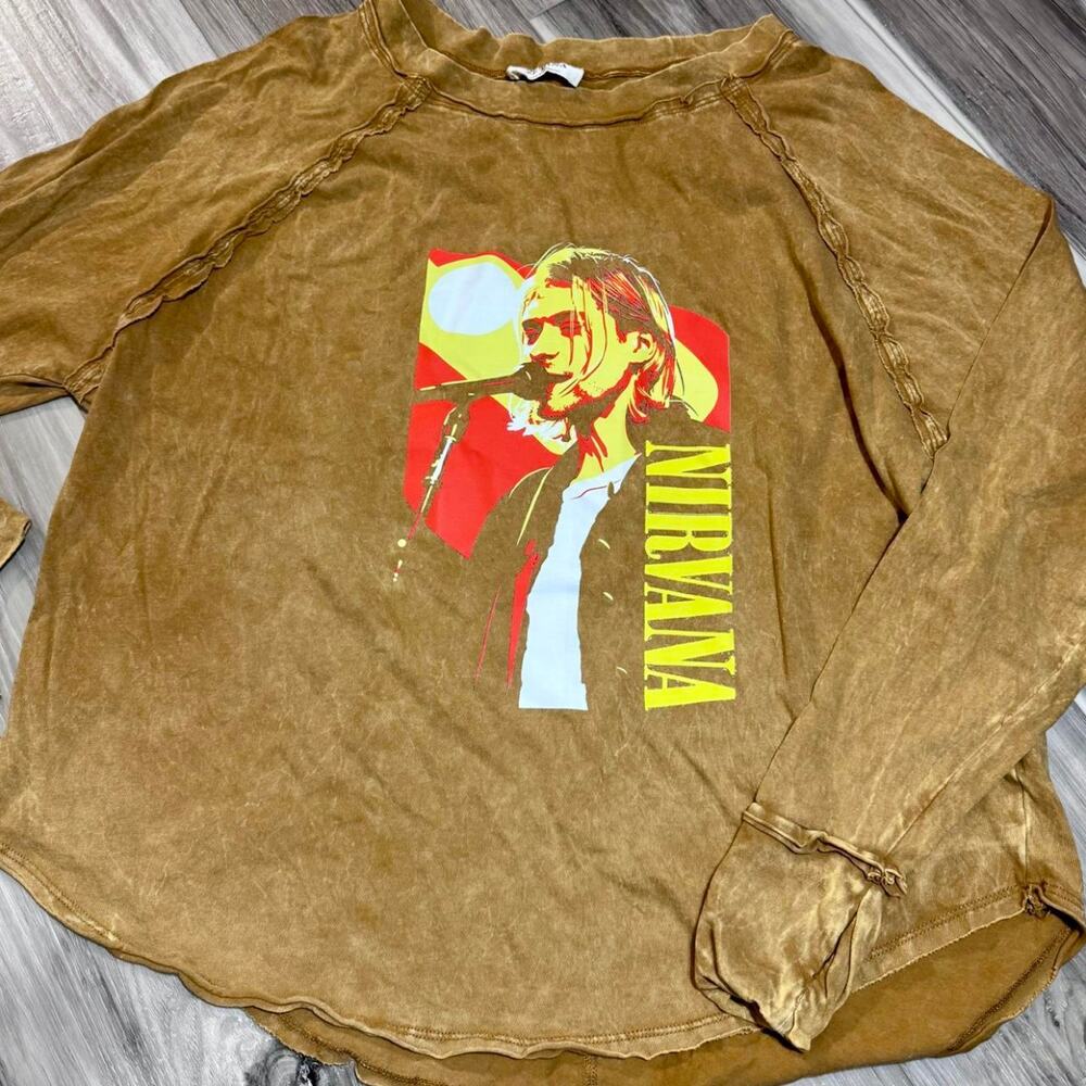 Zenana long sleeve with custom Kurt graphic